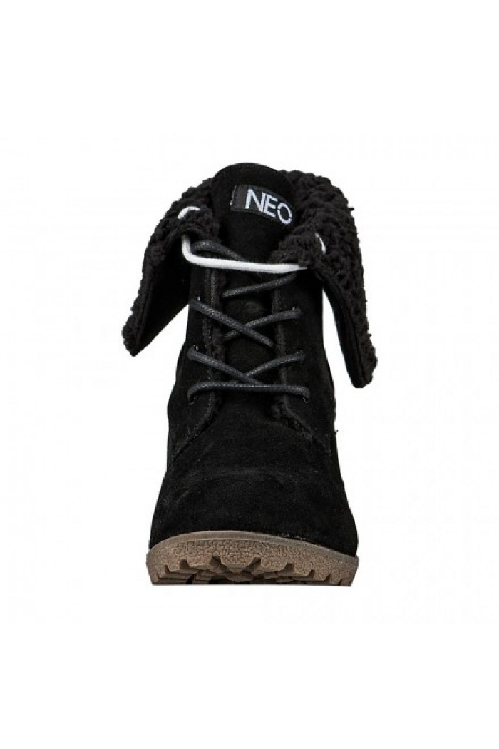Adidas Neo Chill - дамски зимни обувки на платформа - черно